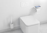 HANSGROHE Toilettenset WallStories mattschwarz – Wandmontage oder freistehend, inkl. Toilettenbürste