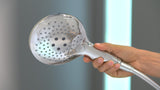 Hansgrohe Raindance Select S 150 3jet Handbrause DN 15 Chrom – 3 Strahlarten, Select-Taste, QuickClean