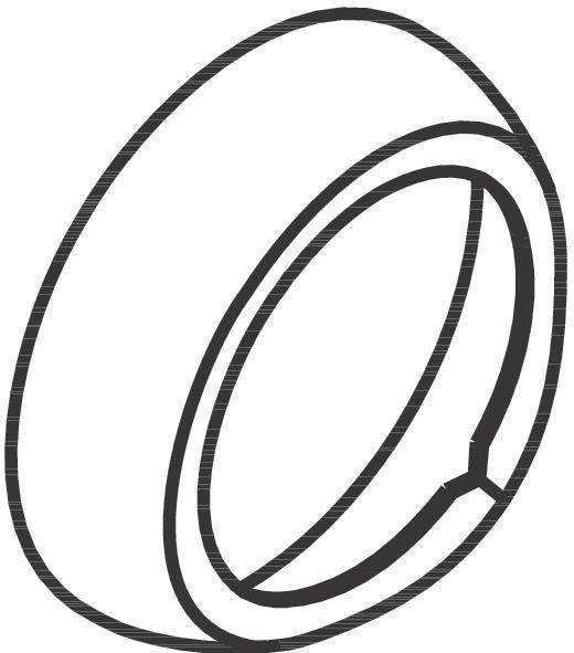 AXOR Massaud Absperrventil Chrom – Hansgrohe Ersatzteil für Brausestange 22 mm