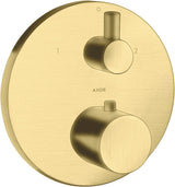 AXOR UNO² Thermostatbatterie mit Ab-/Umstellventil, chrom – 2 Verbraucher, Temperaturbegrenzer