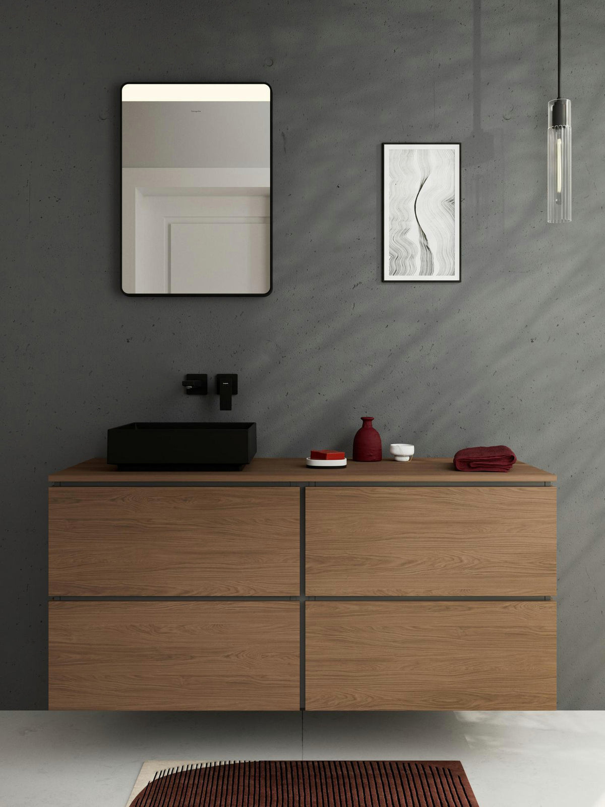 HANSGROHE Metropol Einhebel-Waschtischmischer Unterputz DN15 mit 165 mm Auslauf in Chrom