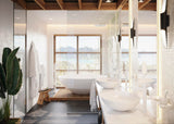 HANSGROHE Metropol Einhebel-Wannenmischer bodenstehend DN15 Chrom mit Stabhandbrause