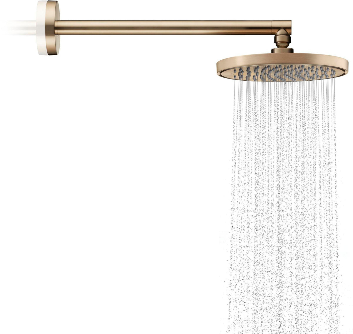 AXOR Kopfbrause 220 1jet EcoSmart Chrom – Rain-Duschkopf mit Antikalk, 220 mm, für Wand- und Deckenmontage