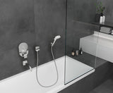 Hansgrohe FixFit Square Schlauchanschluss mit Rückflussverhinderer, chrom