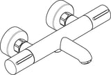 Hansgrohe Wannenmischer Ecostat Element Aufputz Chrom – Thermostat mit 2 Verbrauchern