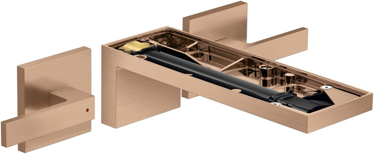 AXOR MYEDITION 3-Loch-Waschtischmischer mit Push-Open Ablaufgarnitur in Chrom