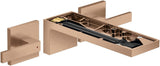 AXOR MYEDITION 3-Loch-Waschtischmischer mit Push-Open Ablaufgarnitur in Chrom