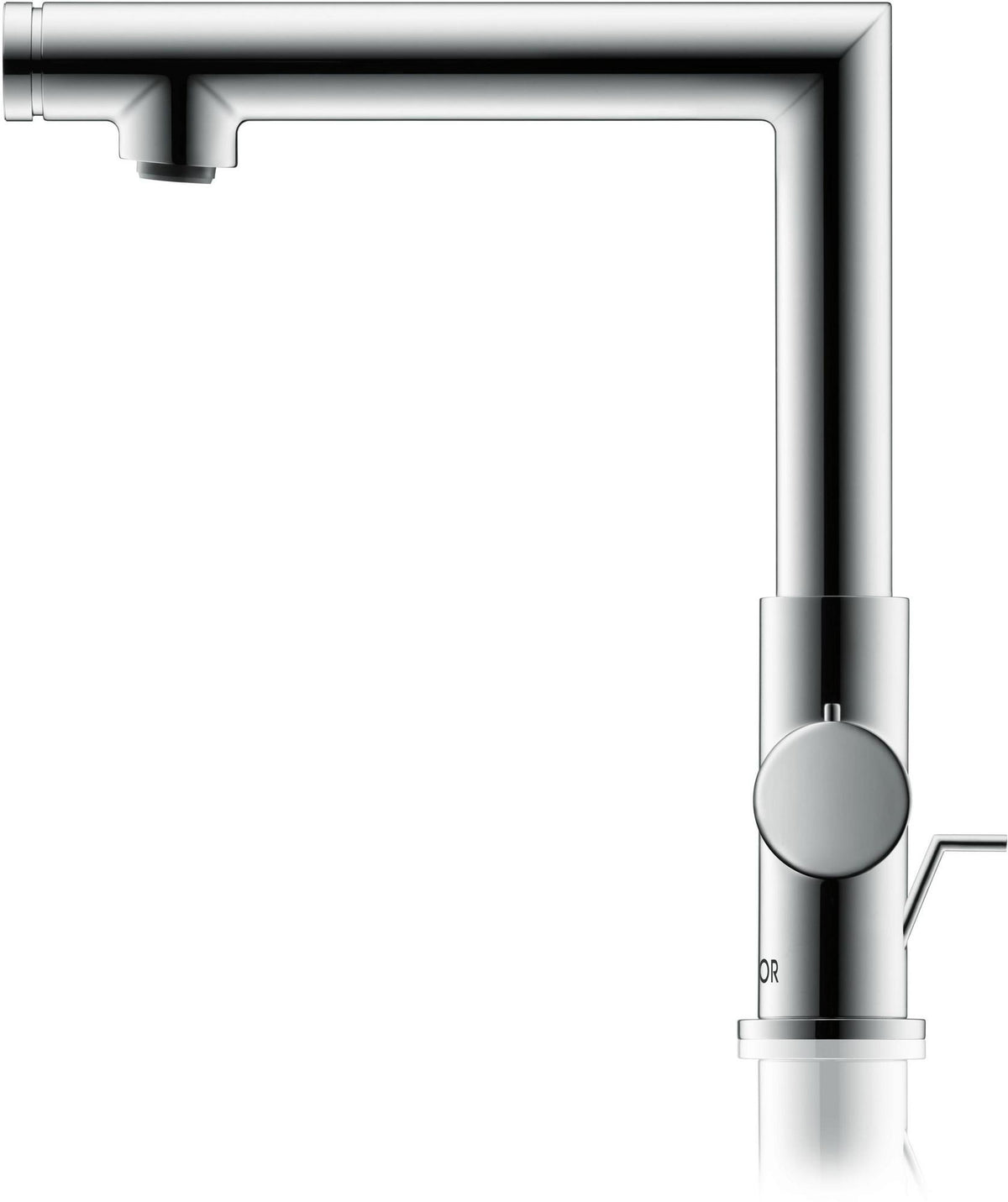 AXOR Uno Waschtischmischer 220 chrom mit Zugstangen-Ablaufgarnitur – ComfortZone