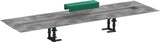 HANSGROHE Installationsset uBox universal für Duschrinnen Fertigsets 600 mm – vormontiertes Dichtvlies & Stellfüße
