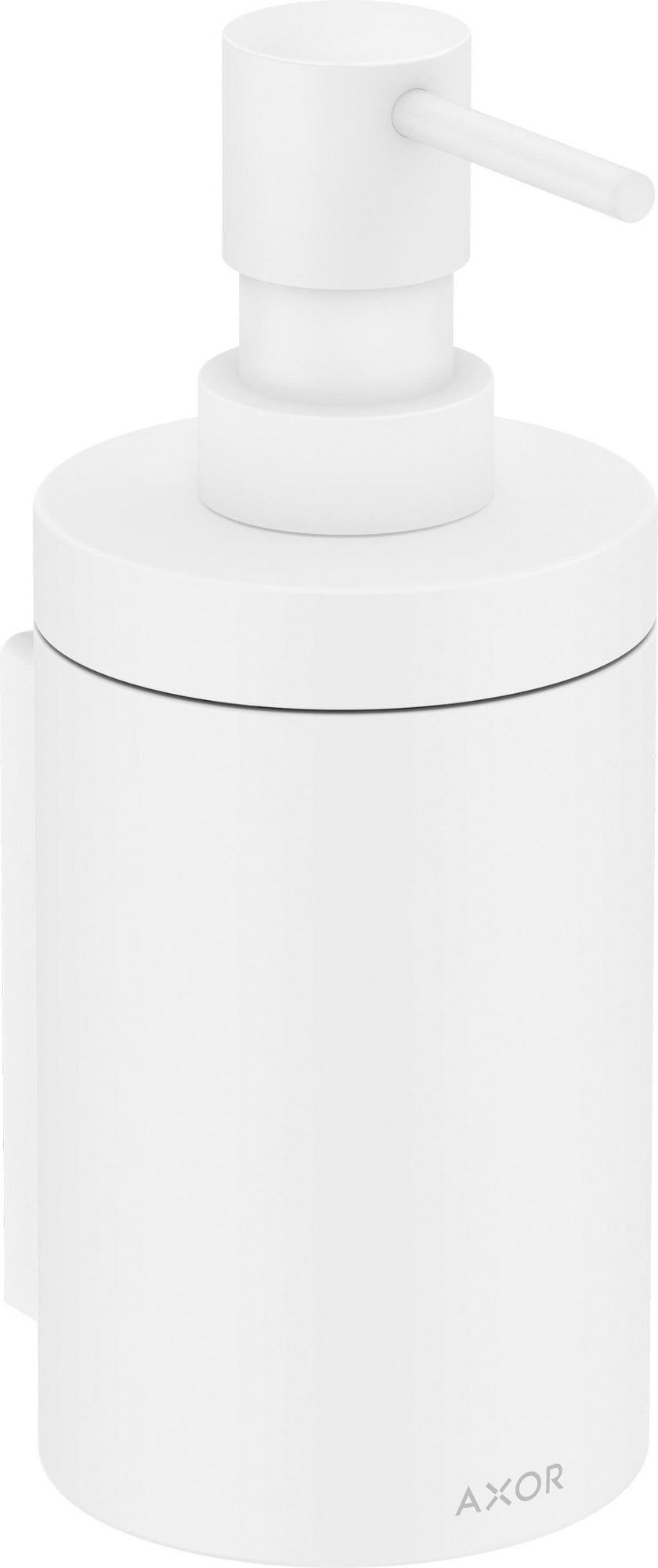 AXOR Universal Circular Lotionsspender mattweiß – Wandmontage, 300 ml, Metall