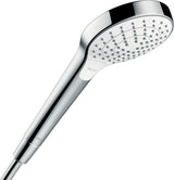 HANSGROHE HG Handbrause CROMA SELECT S VARIO DN 15 weiß/chrom – 3 Strahlarten, Select-Taste & QuickClean