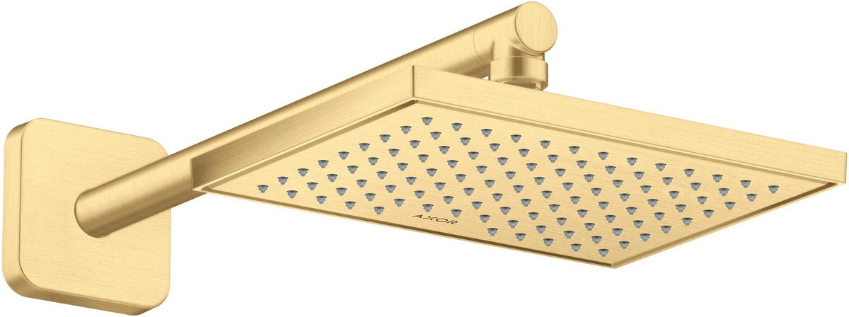 AXOR Kopfbrause 245 x 185 mm 1 Jet EcoSmart Chrom – Rain-Duschkopf für Wand- und Deckenmontage