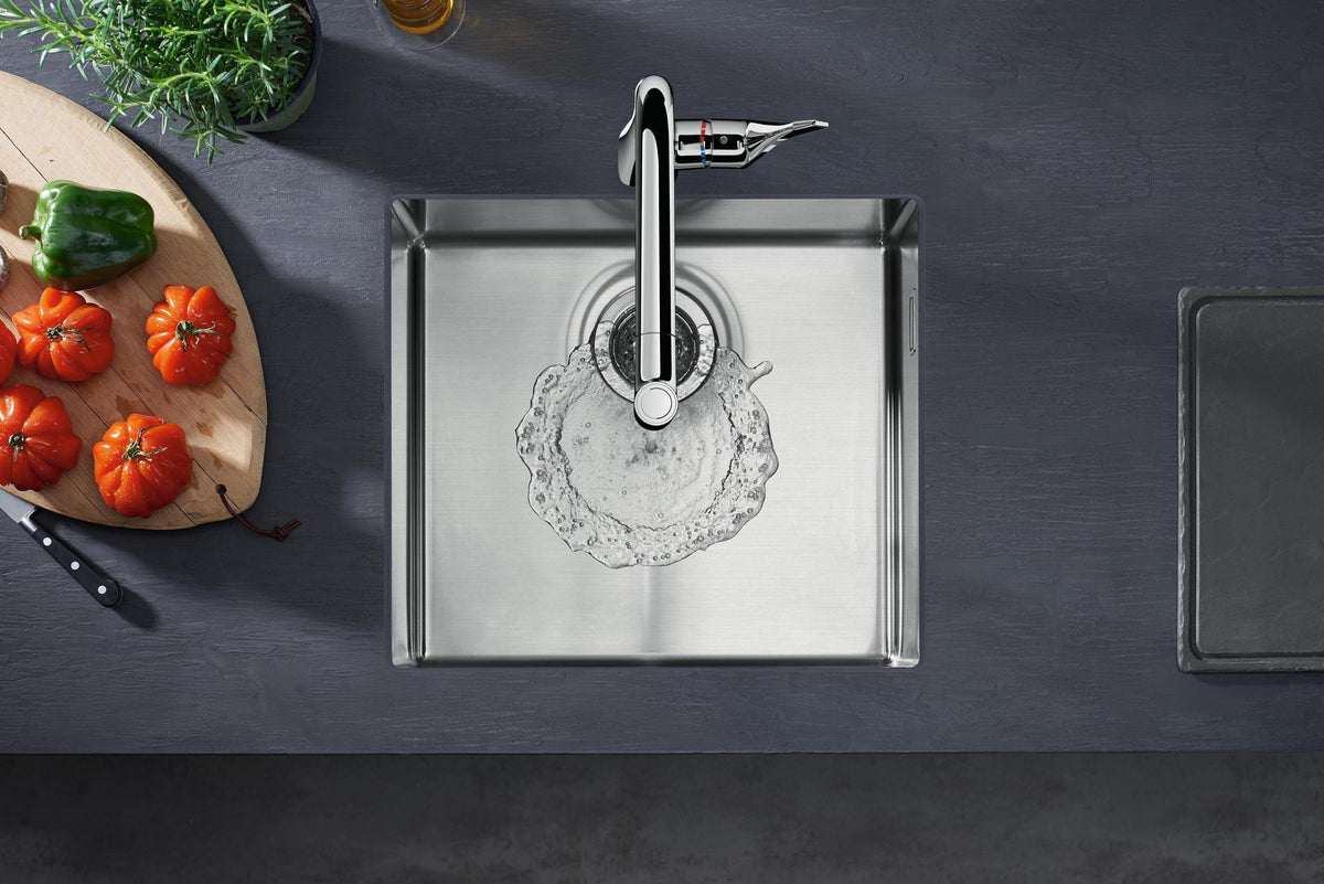 HANSGROHE Metris M71 Einhebel-Küchenmischer 320 mit sBox und Ausziehbrause, Chrom