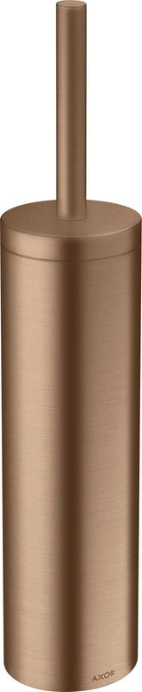 AXOR Universal Circular Toilettenbürstenhalter Wandmontage mattweiß – Metall, mit Deckel