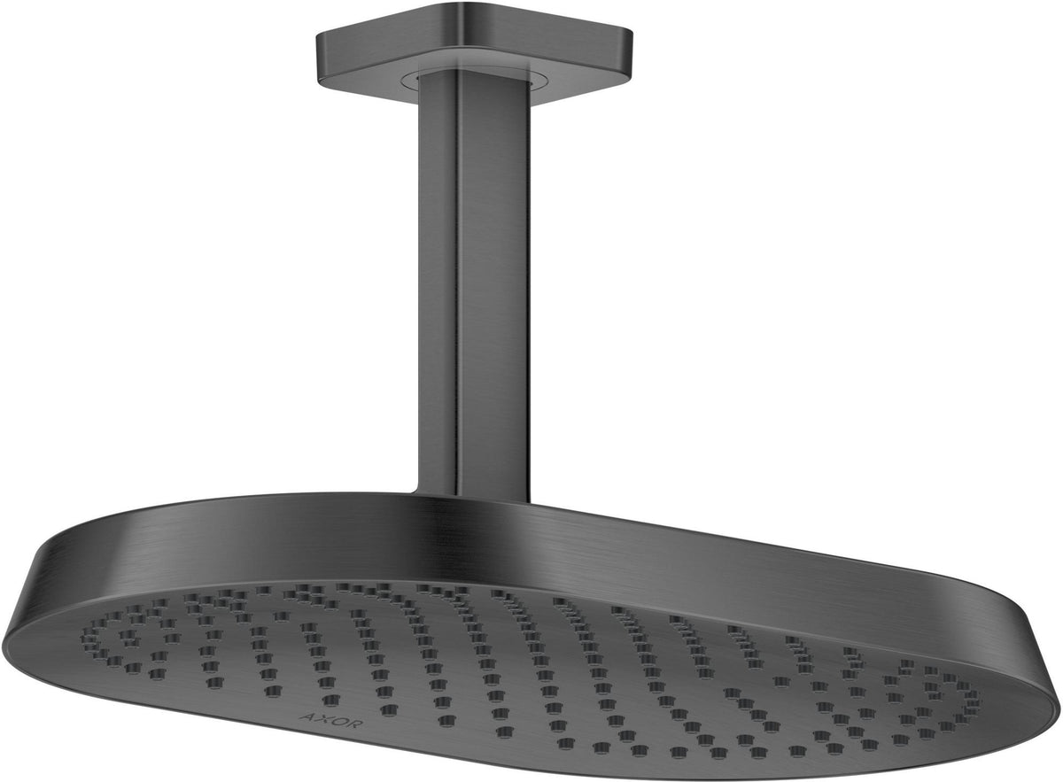 AXOR ShowerSphere 1jet Kopfbrause 370 x 220 mm mit Deckenanschluss – Rain FlexPower, QuickClean+