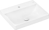 Hansgrohe Waschtisch Xelu Q 600x480mm weiß mit Hahnloch ohne Überlauf