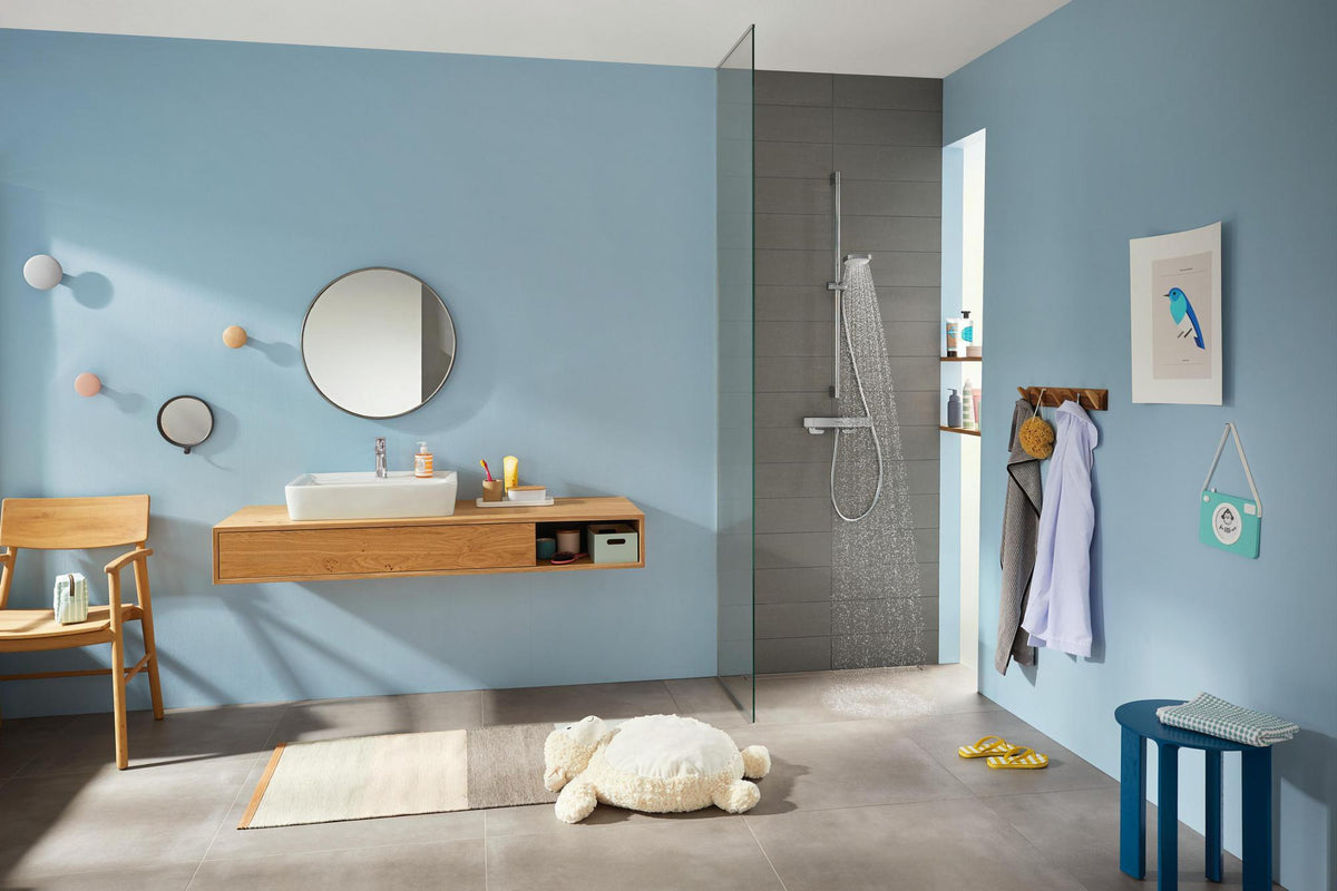 HANSGROHE Handbrause Croma Select E Vario 110 mm weiß/chrom – 3 Strahlarten mit Select-Taste
