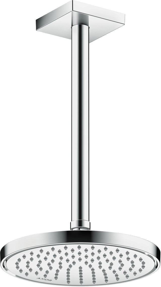 AXOR Kopfbrause 220 1jet EcoSmart Chrom – 220 mm Rain-Duschkopf für Wand- und Deckenmontage