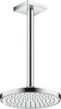 AXOR Kopfbrause 220 1jet EcoSmart Chrom – 220 mm Rain-Duschkopf für Wand- und Deckenmontage