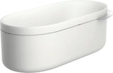 AXOR Suite Badewanne 1900 x 850 mm freistehend oval – SolidSurface, matt, 2 Personen