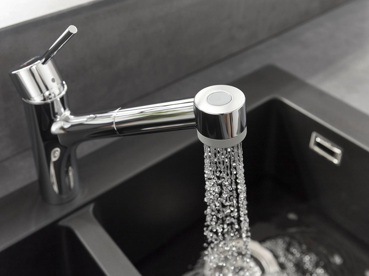 HANSGROHE Talis S Einhebel-Küchenmischer 170 mit sBox und Ausziehbrause in Chrom