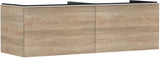 HANSGROHE Xelu Q Waschtischunterschrank 1560 mm Weiß Hochglanz mit 2 Schubkästen
