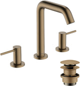 HANSGROHE Tecturis S 3-Loch-Waschtischmischer ComfortZone 150 mit Push-Open Ablaufgarnitur, Chrom