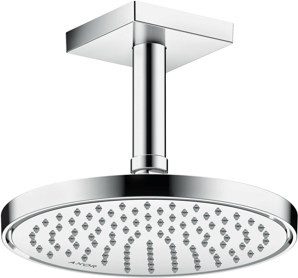AXOR Kopfbrause 220 1jet chrom – Rain-Strahl, 220 mm, Wand- oder Deckenmontage