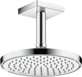 AXOR Kopfbrause 220 1jet chrom – Rain-Strahl, 220 mm, Wand- oder Deckenmontage