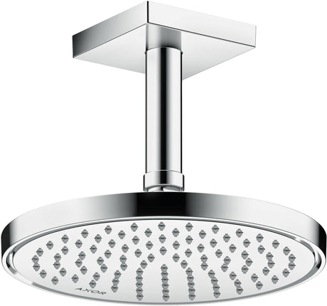 AXOR Kopfbrause 220 1jet EcoSmart Chrom – Rain-Duschkopf mit Antikalk, 220 mm, für Wand- und Deckenmontage