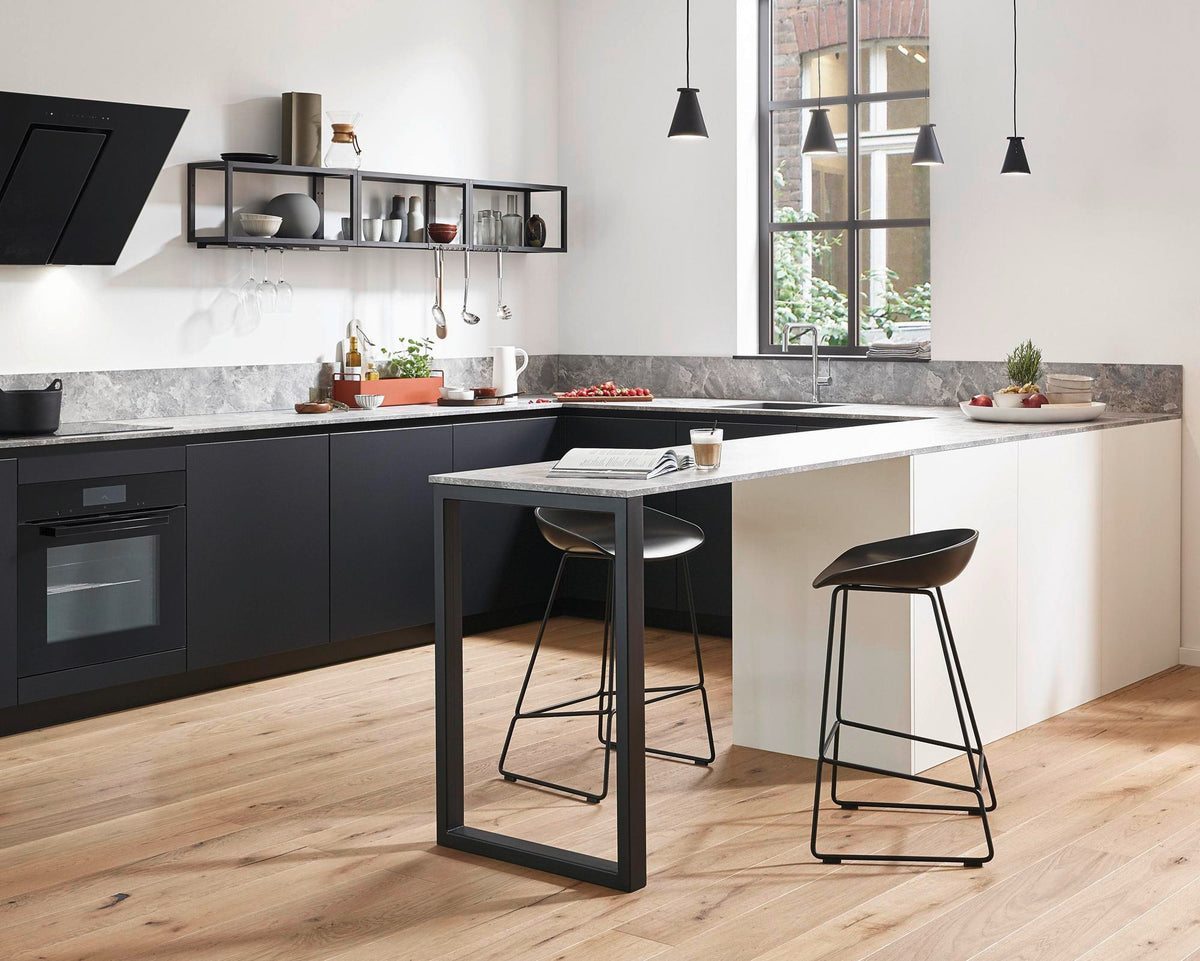 HANSGROHE Unterbauspüle S51 450 S510-U450 GS – SilicaTec, graphitschwarz, 1 Becken