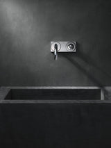 AXOR Uno² Einhebel-Waschtischmischer DN 15 Unterputz mit 225 mm Auslauf und Ablaufgarnitur in Chrom