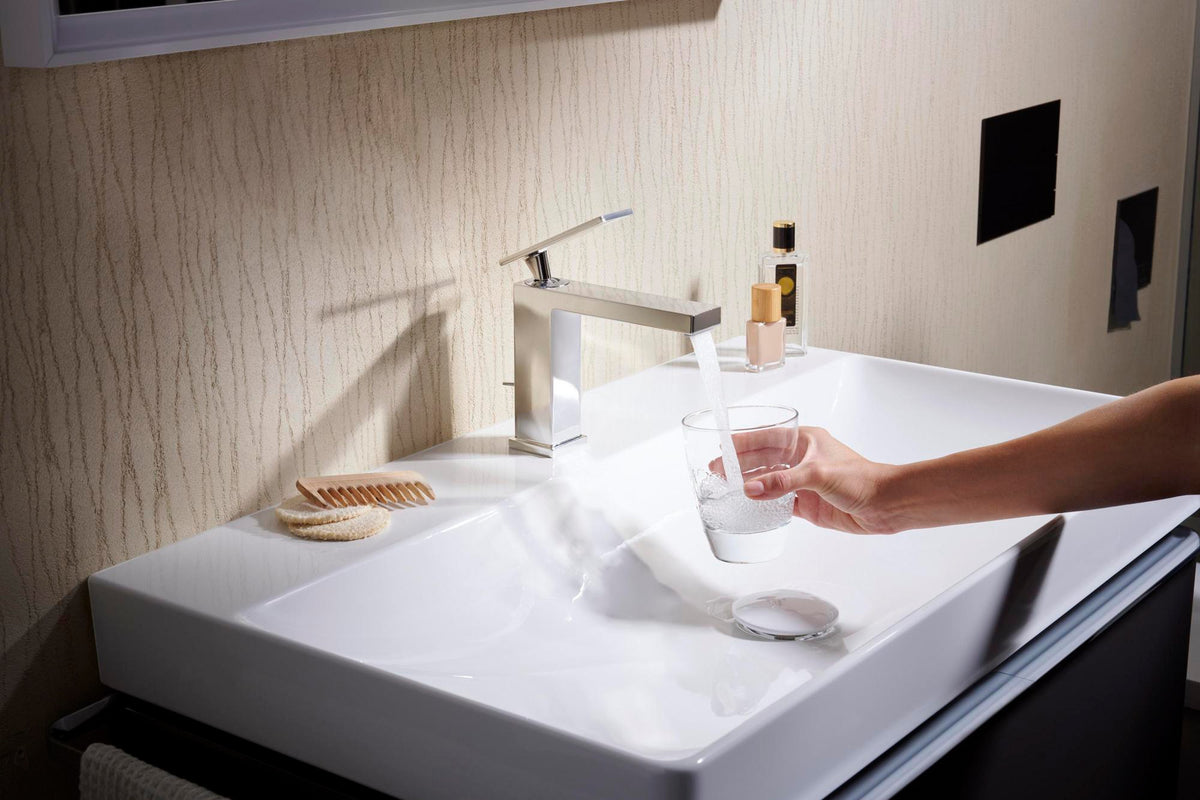 HANSGROHE Tecturis E Einhebel-Waschtischmischer ComfortZone 110 CoolStart mit Zugstangen-Ablaufgarnitur chrom