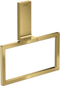 AXOR Universal Handtuchring in polished gold optic – schwenkbar, Wandmontage, verdeckte Befestigung
