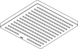 HANSGROHE Pulsify E 260 Kopfbrause 1 Strahlart PowderRain chrom – 260 x 260 mm, Fast Drain, für Wand- und Deckenmontage