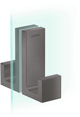 AXOR Universal Rectangular Duschtürgriff in polished gold optic – Metall, verdeckte Befestigung, 6–12 mm Glas