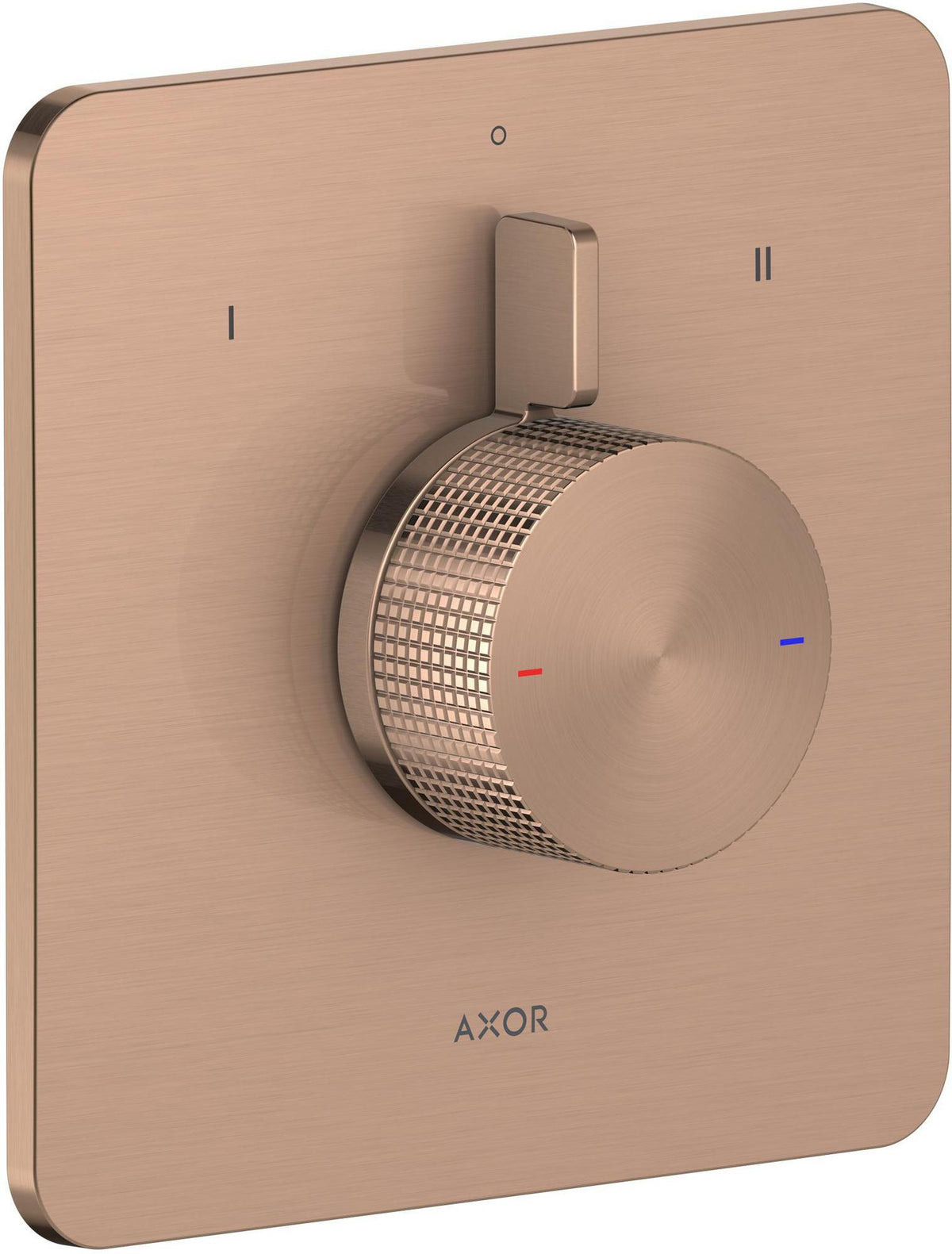 AXOR Citterio C Brausemischer UP für 2 Verbraucher, Chrom, quadratisch, thermostatisch