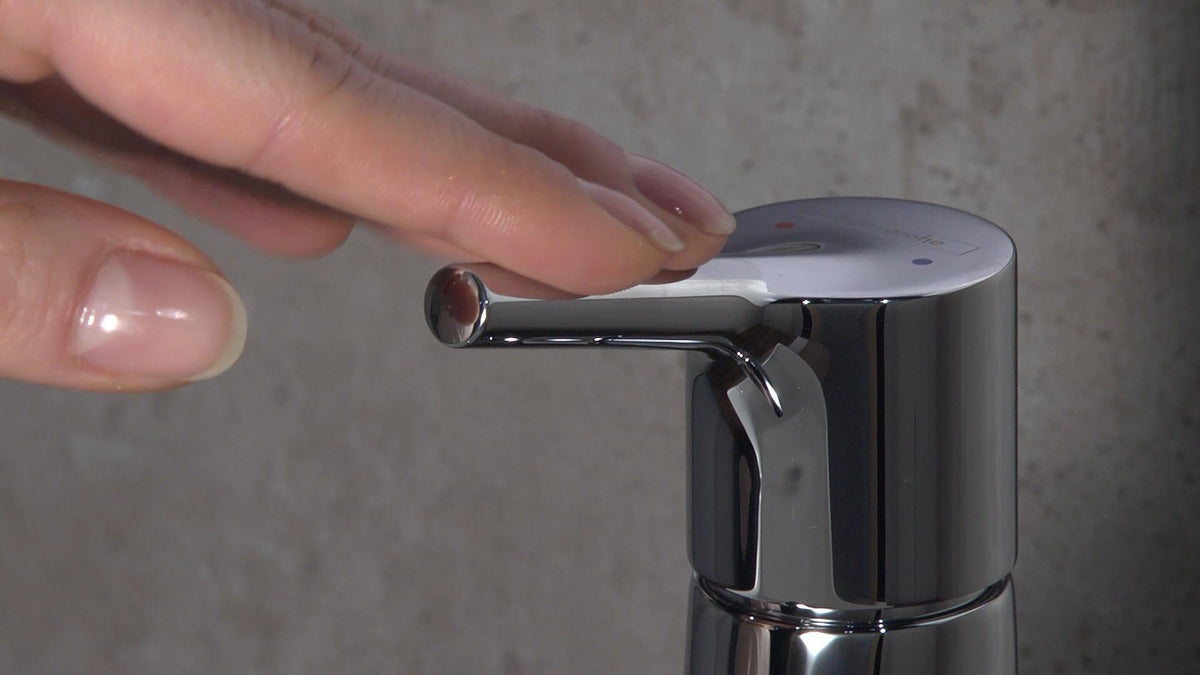 HANSGROHE Talis S Einhebel-Waschtischmischer 190 chrom mit Zugstangen-Ablaufgarnitur
