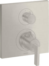 AXOR Citterio Thermostatbatterie Unterputz mit Abstellventil und Hebelgriff Chrom