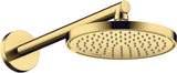 AXOR Kopfbrause 220 1jet chrom – Rain-Strahl, 220 mm, Wand- oder Deckenmontage
