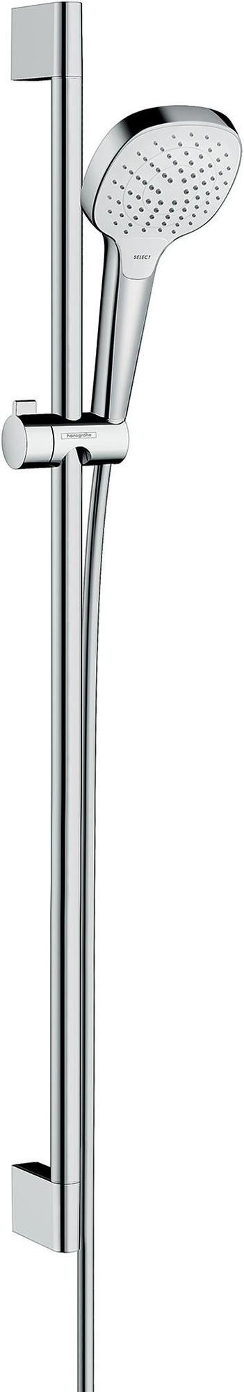 HANSGROHE Brauseset Croma Select E Vario mit Unica Croma Stange 650 mm weiß/chrom