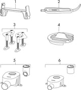 Hansgrohe RainDrain Go Komplettset Duschrinne 1200 mm rückseitig befliesbar für Stand- und flache Installation