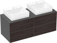 HANSGROHE Xevolos E Aufsatz-Handwaschbecken 500x480mm weiß SmartClean mit Hahnloch