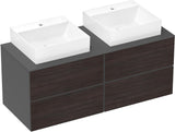 HANSGROHE Xevolos E Aufsatz-Handwaschbecken 500x480mm weiß SmartClean mit Hahnloch