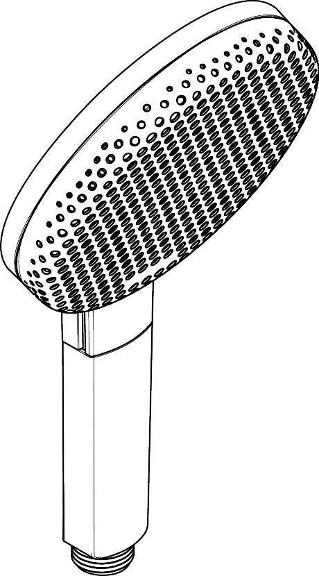 HANSGROHE Raindance Alive Select S 125 3jet EcoSmart Handbrause mit 3 Strahlarten