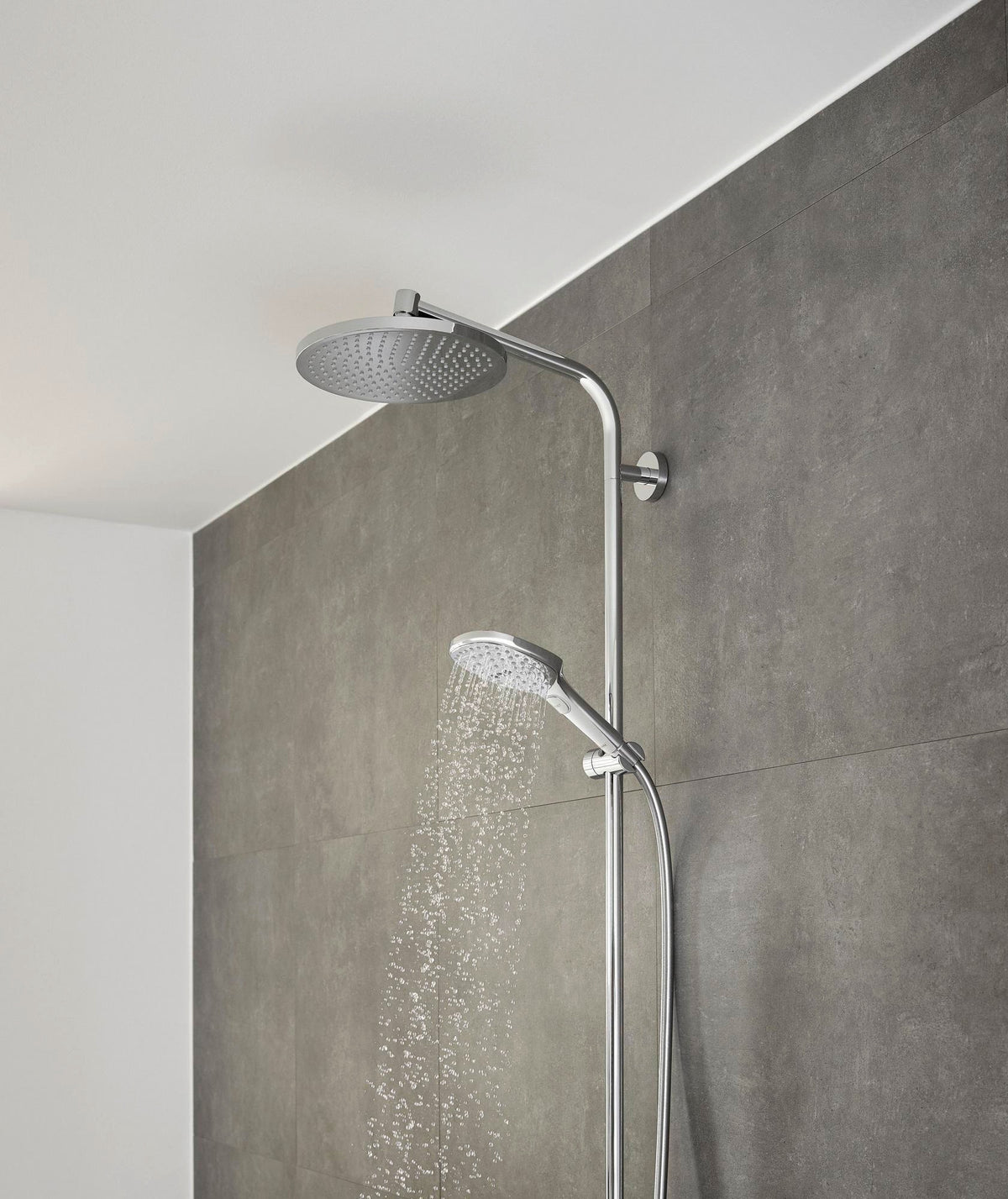 HANSGROHE Raindance Select E 120 3jet Handbrause mit Select-Taste und QuickClean in Chrom
