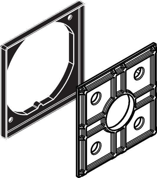HANSGROHE HG Halteelement RainSelect Porter in Chrom – Zubehör für RainSelect Porter