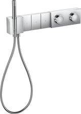 AXOR Edge Thermostatmodul Unterputz Select 3 Verbraucher Diamantschliff Chrom – Fertigmontageset
