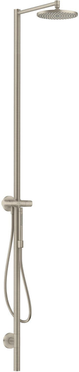 AXOR STARCK Duschsäule mit Kopfbrause 240, 1 Jet, polished gold optic – PowderRain