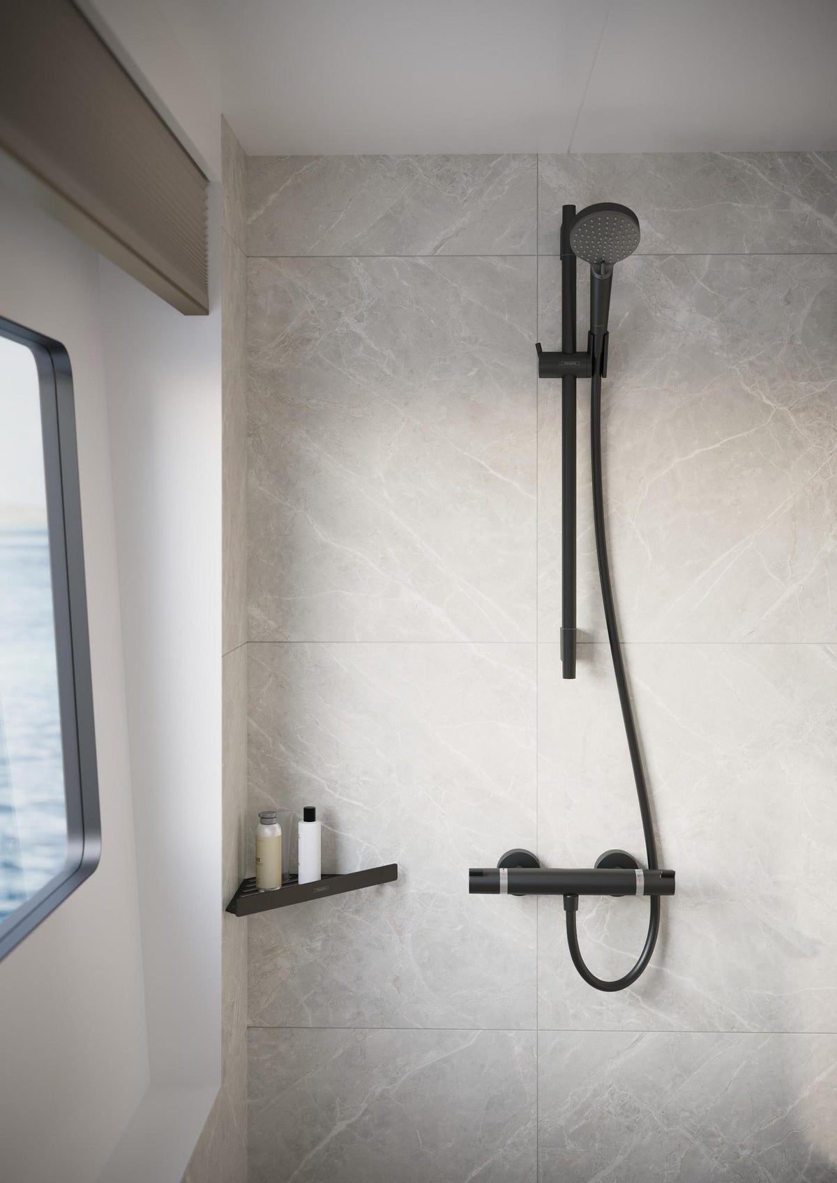 HANSGROHE Ecostat Comfort Brausethermostat DN 15 Aufputz Chrom mit Ecostop-Taste